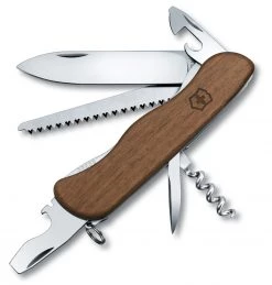 Victorinox Forester Wood 0.8361.63, Large Pocket Knife w/ Wood Scales