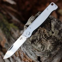 Boker Plus Atlas Gen 2 Slip Joint - Gray SW (2.6" 12C27 Satin) 01BO856