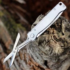 Boker Plus Atlas Gen 2 Mutli-Tool Gray SW (2.6" 12C27 Satin + Scissors) 01BO857