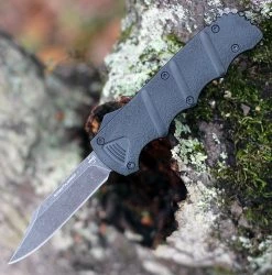 Boker Plus Kalashnikov OTF Automatic Blk Alum (3.5" D2 Blk SW) 06EX350