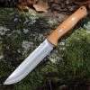 Bark River Knives Bravo 1.5 Field, 5.8" CPM-3V Plain Blade, Natural Canvas Micarta Handle