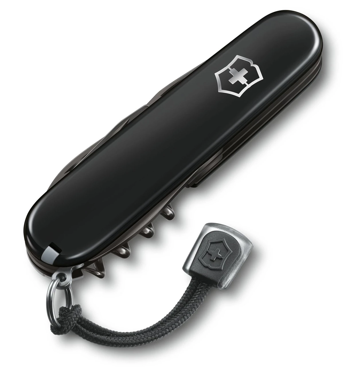 Victorinox Swiss Army Spartan PS 1.3603.3P, Monochrome Pocket Knife w/ 12 Black Tools, Black ABS 4 Victorinox Swiss Army Spartan PS 1.3603.3P, Monochrome Pocket Knife w/ 12 Black Tools, Black ABS - Image 2