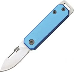Bear and Son Small Slip Joint - Blue Aluminum (1.5" High Carbon) 109BL