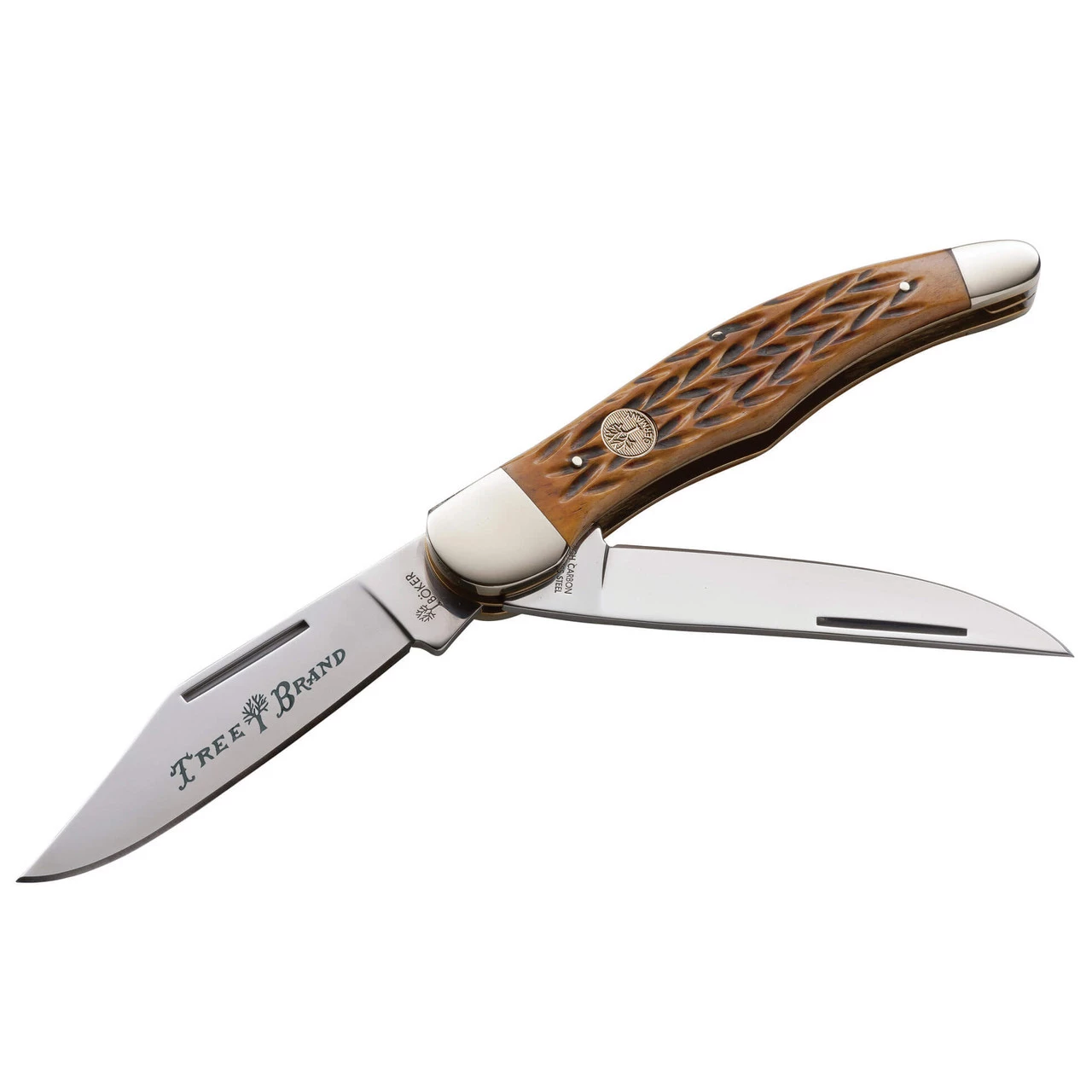 Boker Folding Hunter Traditional Series 20-20 Duo Brown Bone 110273BB 3 Boker Folding Hunter Traditional Series 20-20 Duo Brown Bone 110273BB