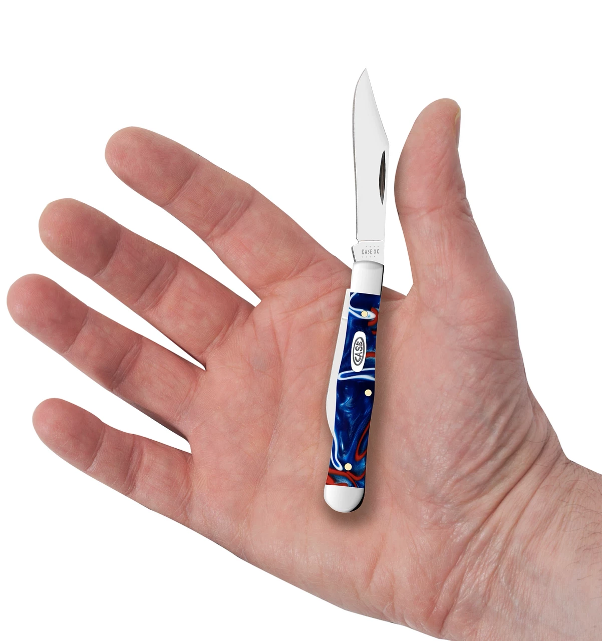 Case Small Swell Center Jack 11220 Patriotic Kirinite (10225 1/2 SS) 4 Case Small Swell Center Jack 11220 Patriotic Kirinite (10225 1/2 SS) - Image 2