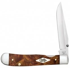 Case Kickstart Trapperlock 11544 Autumn Maple Burl Wood (7154AC SS)