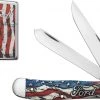 Case Trapper 14331 Ford Embellished Vintage Flag w/ Zippo Lighter Gift Set (6254 SS) -Knives Sales 14331 2 13333.1643907266