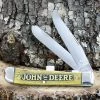 Case Trapper 15770 John Deere Natural Bone Handle Gift Set (6254 SS) -Knives Sales 15770.1 43710.1615306565