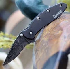 Kershaw Chive Aluminum (1.94" Damascus) 1600DAMBK