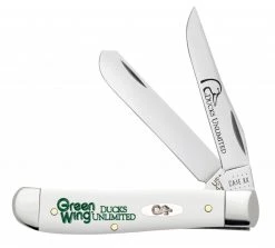 Case Mini Trapper 17530 Ducks Unlimited Smooth White Synthetic (4207 SS)