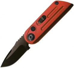 Bear Ops XIV Auto - Red SS (1.5" Blk 14C28N Sandvik ) BC1400AIRDB