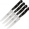 Hen & Rooster HRI009 Six Piece Steak Knife Set, 5" 440A Stainless Plain Blade, Stainless Guard, Black Wood Handle -Knives Sales 18 17178 Product Primary Image 55145.1585231586.1280.1280 56684.1585231905