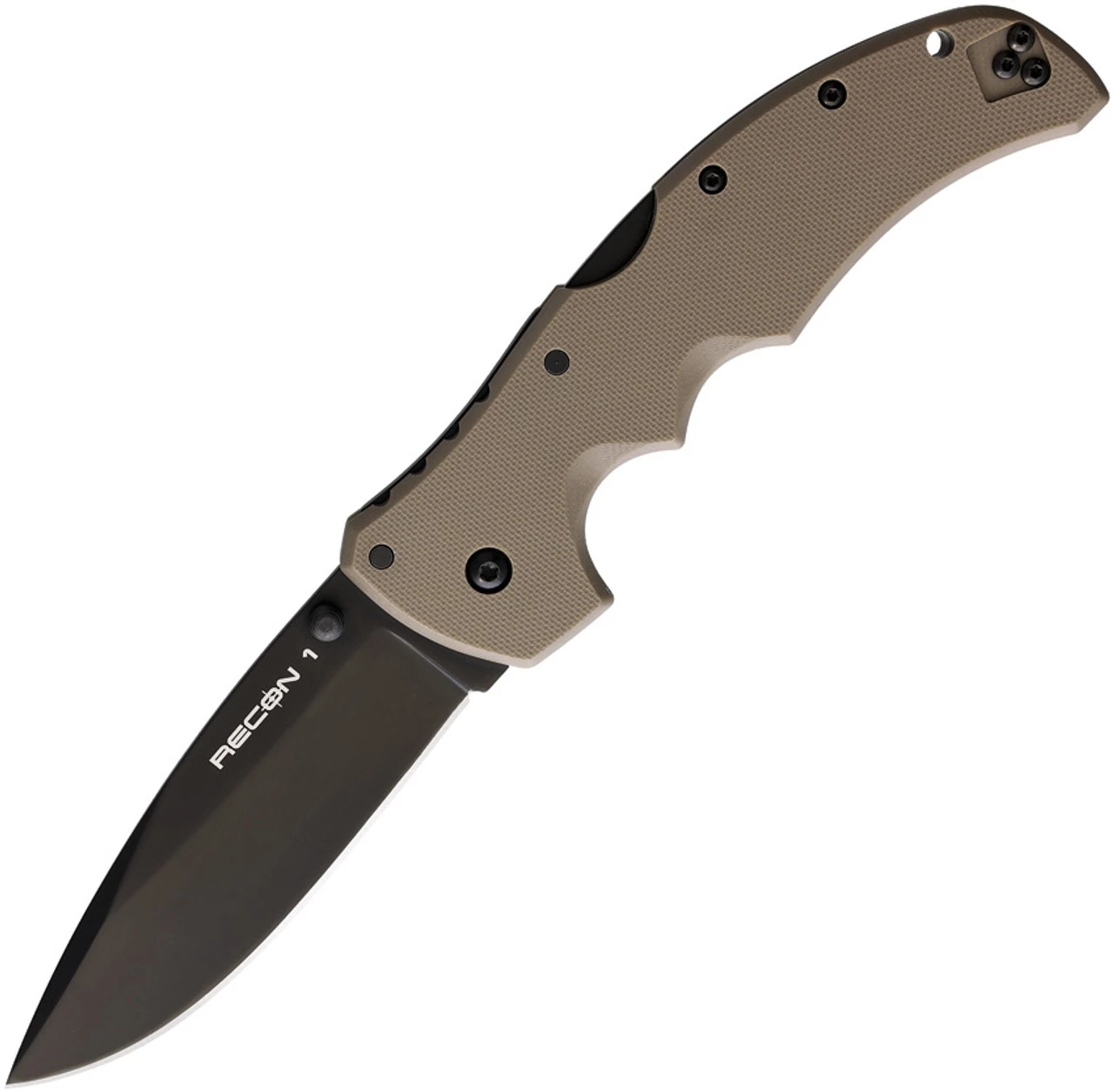 Cold Steel Recon 1 - Dark Earth G-10 (4.00" S35VN Blk DLC) CS27BSDEBK 3 Cold Steel Recon 1 - Dark Earth G-10 (4.00" S35VN Blk DLC) CS27BSDEBK