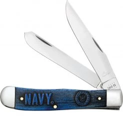 Case Trapper 17726 U.S. Navy Color Wash Navy Natural Bone (6254 SS) Gift Set
