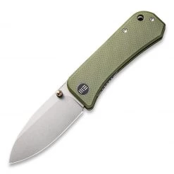 WE Knife Co. Banter 2004D, 2.9" CPM S35VN Stonewashed Stainless Blade, OD Green G-10 Handle