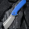 CIVIVI Bullmastiff C2006B, 3.83" 9Cr18MoV Stonewashed Cleaver Plain Blade, Blue G-10 Handles -Knives Sales 2006B 56825.1595862979
