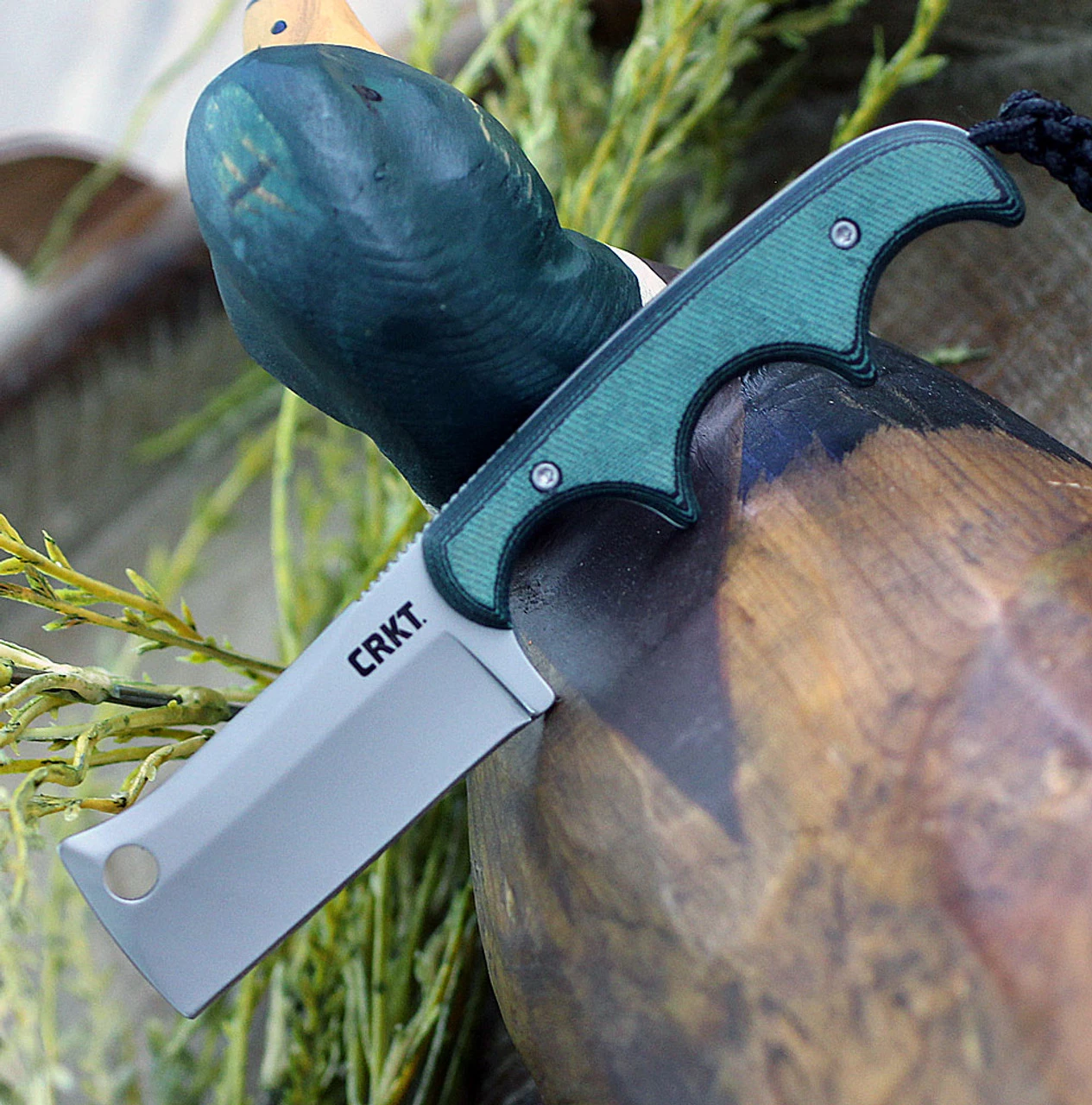 CRKT Minimalist Cleaver, 2.131" 5Cr15MoV Bead Blast Blade, Polised Rasin Infused Fiber Handle 3 CRKT Minimalist Cleaver, 2.131" 5Cr15MoV Bead Blast Blade, Polised Rasin Infused Fiber Handle