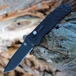 Gerber Propel Auto Blk G-10 ( 3.5" 420HC Blk Part Serrated ) 30-000842