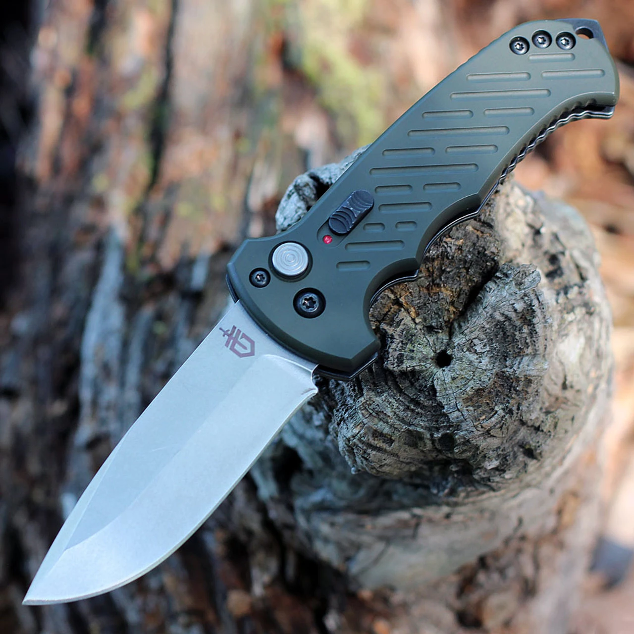 Gerber 06 Auto 10th Anniv. Green Aluminum (3.50" CPM-S30V SW Blade)- 30-001263 3 Gerber 06 Auto 10th Anniv. Green Aluminum (3.50" CPM-S30V SW Blade)- 30-001263