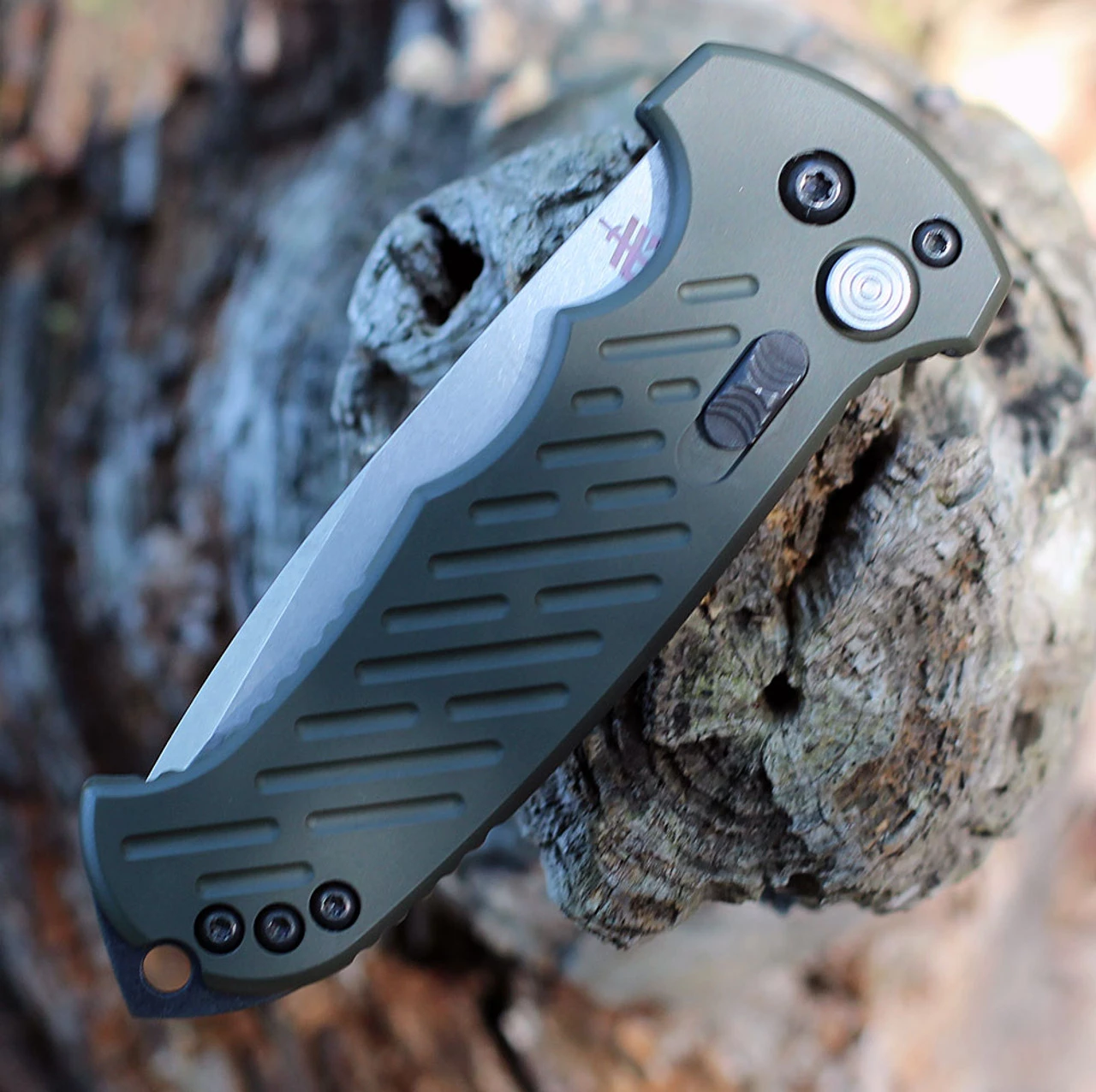 Gerber 06 Auto 10th Anniv. Green Aluminum (3.50" CPM-S30V SW Blade)- 30-001263 5 Gerber 06 Auto 10th Anniv. Green Aluminum (3.50" CPM-S30V SW Blade)- 30-001263 - Image 3