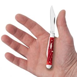 Case Small Swell Center Jack 31959 Dark Red Bone CS (6225 1/2 CS) -Knives Sales 31959 C SP Knife 314 6225.5 CS Swell Center Jack PT04 58651.1650575761