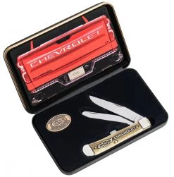 Case Trapper 33708 Chevrolet Embellished Natural Bone (6254 SS) -Knives Sales 33708 C SP Knife 312 6254 SS Trapper PT06 99691.1649708526