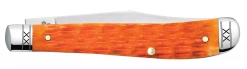 Case Slimline Trapper. 35814 Cayenne Bone Crandall Jig (61048 SS) -Knives Sales 35814 3 55777.1654183367