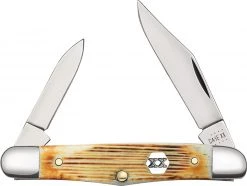Case Half Whittler 36723 Burnt Cream Bone (6208 SS)