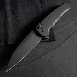 Pro-Tech Malibu Black Alum (3.3" Black Wharncliffe) 5103