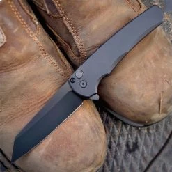 Pro-Tech Malibu Black Alum (3.3" Blk Reverse Tanto) 5203