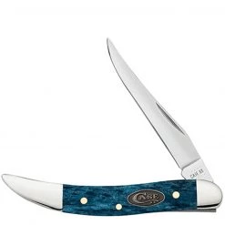 Case Small Texas Toothpick 52804 Mediterranean Blue Bone (610096 SS)