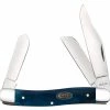 Case Large Stockman 52805 Mediterranean Blue Bone (6347 SS) -Knives Sales 52805 40482.1635457379