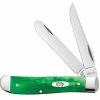 Case Mini Trapper 52824 Brilliant Green Bone (6207 SS) -Knives Sales 52824 66727.1638202145