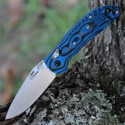 Doug Ritter Mini-RSK® MK1-G2 Knifeworks Exclusive - G-Mascus® Blue G-10/Stonewashed