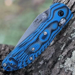 Doug Ritter Mini-RSK® MK1-G2 Knifeworks Exclusive - G-Mascus® Blue G-10/Stonewashed -Knives Sales 54123.3 47240.1631199090