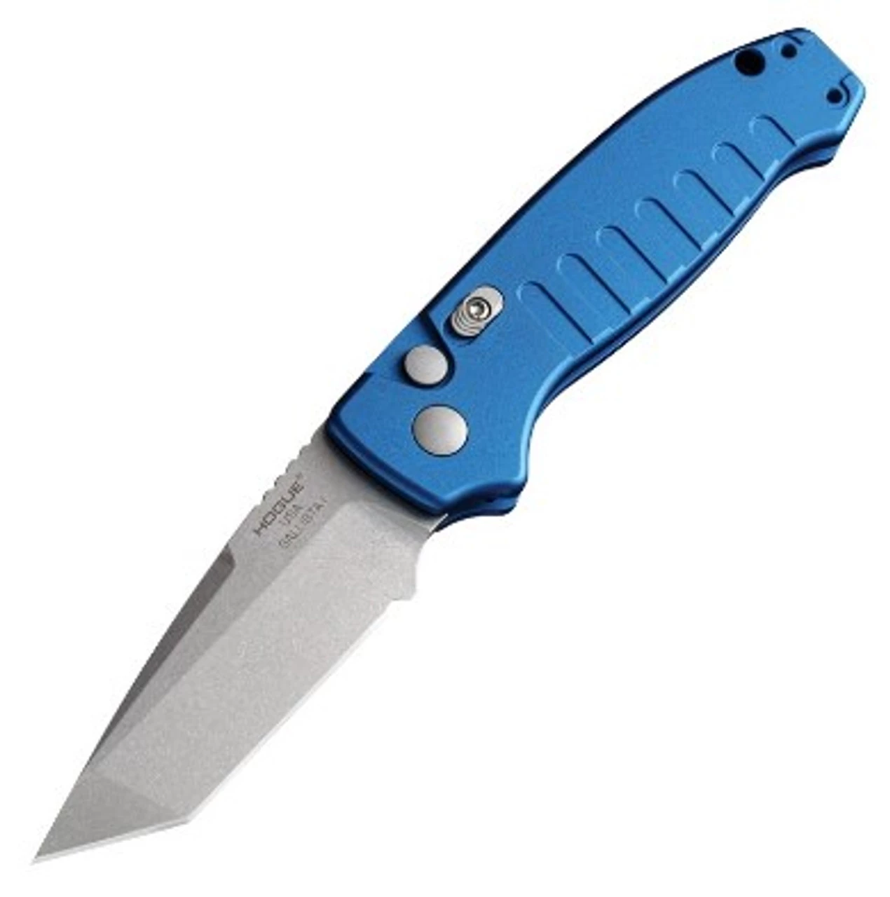 Hogue Ballista I Automatic - Blue Alum (3.5" 154CM Satin Tanto) 64123 3 Hogue Ballista I Automatic - Blue Alum (3.5" 154CM Satin Tanto) 64123