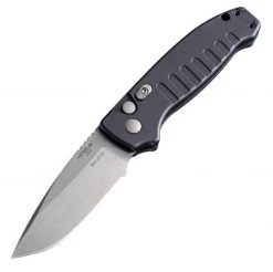 Hogue Ballista I Automatic - Blk Alum (3.5" 154CM Satin Drop Point) 64136
