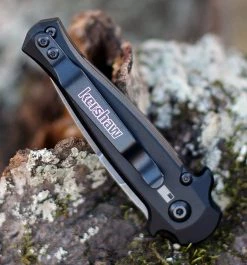 Kershaw Launch 12 Mini Stiletto Aluminum (2.50" Stonewash CPM-154) 7125 -Knives Sales 7125BLKBW.2 84546.1607458634