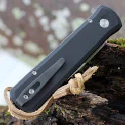 Pro-Tech Godson Automatic - Blk Alum / Leather Inlay (3.15" Satin) Greg Stevens Design 7GSD-7 9 Pro-Tech Godson Automatic - Blk Alum / Leather Inlay (3.15" Satin) Greg Stevens Design 7GSD-7 -Knives Sales 7GSD 7.2 50574.1643303416