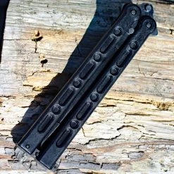 Cold Steel FGX Balisong Trainer Black Griv-Ex (5" Blk Serr) 92EAA 9 Cold Steel FGX Balisong Trainer Black Griv-Ex (5" Blk Serr) 92EAA -Knives Sales 92eaa.2 16353.1631989039