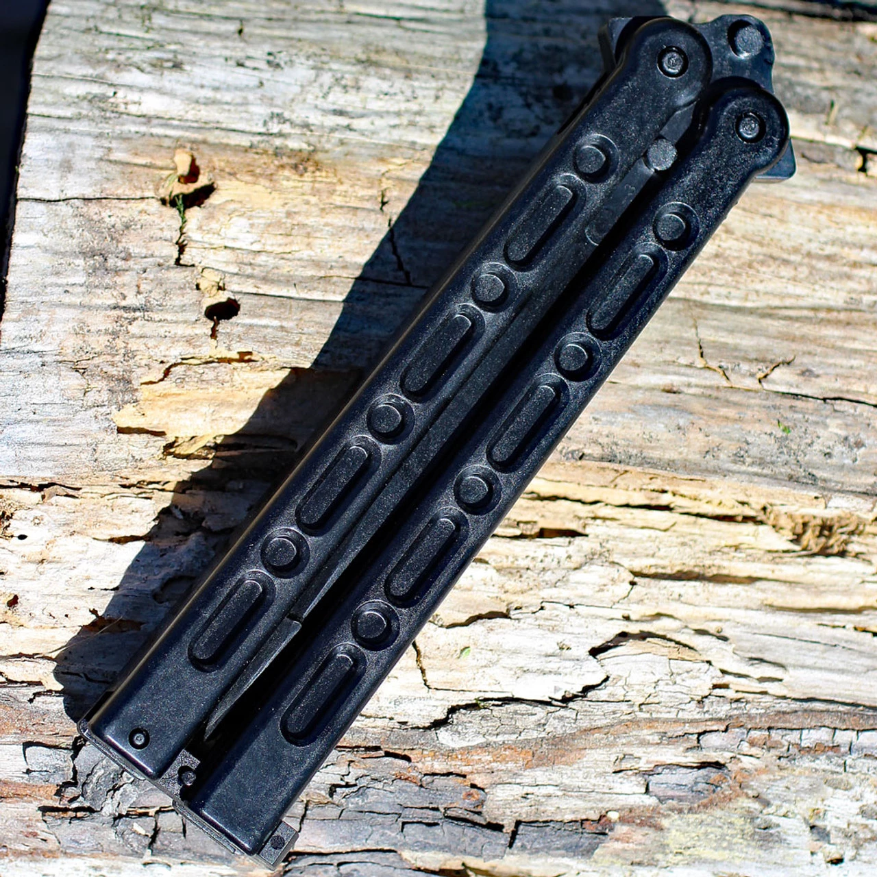 Cold Steel FGX Balisong Trainer Black Griv-Ex (5" Blk Serr) 92EAA 6 Cold Steel FGX Balisong Trainer Black Griv-Ex (5" Blk Serr) 92EAA - Image 4