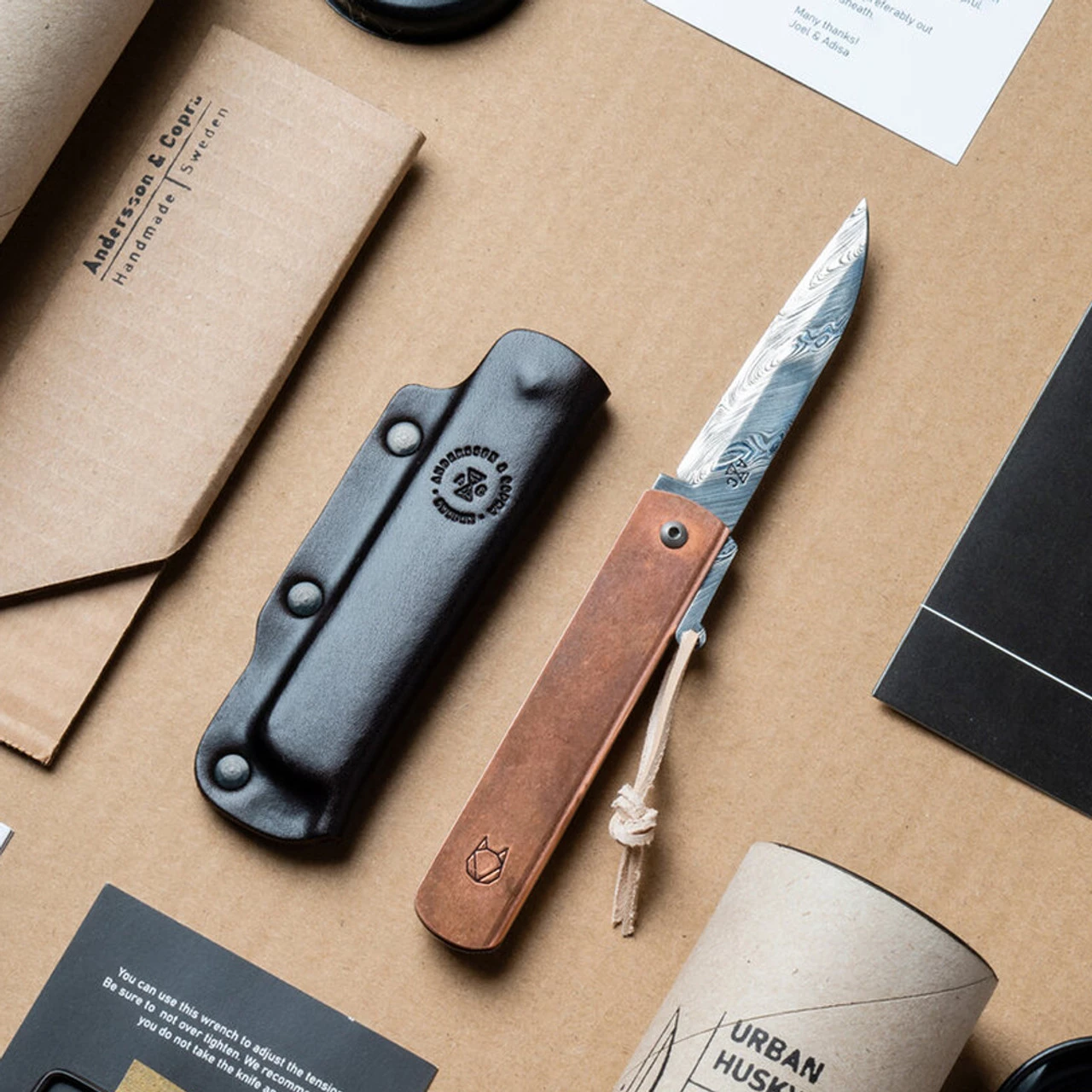 Andersson & Copra Urban Husky - Copper (2.8" Damasteel Dam) ACDAMC 5 Andersson & Copra Urban Husky - Copper (2.8" Damasteel Dam) ACDAMC - Image 3