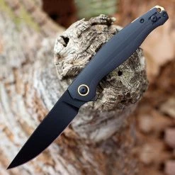 GiantMouse ACE Sonoma V2 Blackout - Blk G10 (3.4" Elmax Blk PVD)