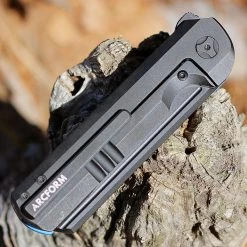 Arcform Darcform Slimfoot Folding - Blk Ti / Blue G10 (3.5" M390 Blk) ARC-120 -Knives Sales AF45156.3 35603.1646163260