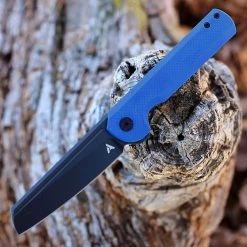 Arcform Darcform Slimfoot Folding - Blk Ti / Blue G10 (3.5" M390 Blk) ARC-120