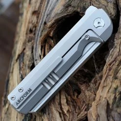 Arcform Slimfoot Folding - Ti / Gray G10 (3.5" M390 Satin Sheepsfoot) ARC-121 9 Arcform Slimfoot Folding - Ti / Gray G10 (3.5" M390 Satin Sheepsfoot) ARC-121 -Knives Sales AF45157.2 12688.1650397807