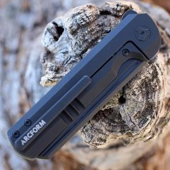 Arcform Darcform Slimfoot Folding - Blk Ti / Green G10 (3.5" M390 Blk) -Knives Sales AF45160.2 49648.1646165273