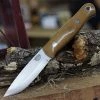 Bark River Bushcrafter - Natural Canvas Micarta (3.8" CPM3V Satin) 06-123MNC -Knives Sales BA06123MNC 91149.1649174468