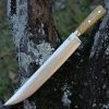 Bark River Edwin Forrest Bowie - Natural Canvas Micarta (12.25" A2 Satin) 08-315M-NC -Knives Sales BA08316MNC.1 04757.1642100240