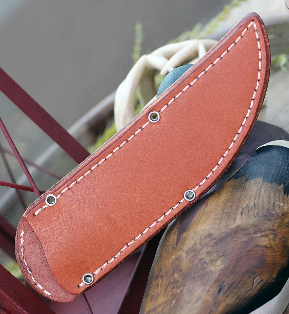 Bark River Knives Brokk BA10018MGC, 3.43" A2 Steel Satin Plain Blade, Green Canvas Micarta Handle 5 Bark River Knives Brokk BA10018MGC, 3.43" A2 Steel Satin Plain Blade, Green Canvas Micarta Handle - Image 3